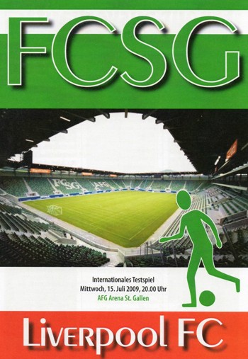 Match programme